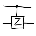 CZ gate icone.