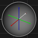 A Bloch sphere representing a qubit in a superposition state