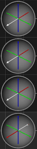 Quantum state before calling the oracle. Qubits 0, 1, and 2 are in +X; qubit 4 is in -X
